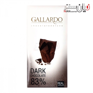 شکلات تابلت گالاردو تلخ 83% فرمند